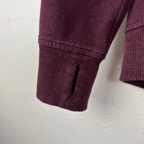 Lululemon Turtleneck Sweater Size‎ 6 Pullover Zip Pocket Size 6 Bordeaux - Picture 4 of 11